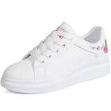 White Shoes Women Autumn 2025 New Low-Help Korean Version Of The Female Breathable Leather Panel