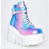 Zingj New Platform Base Colorful High Help Casual Women's Shoes Large Size Women's