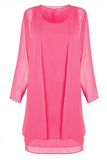 Shipping Mother of The Bride Dresses 2021 Chiffon Plus Size Long Sleeve Party Gown robe de soir¨¦e de