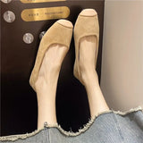 Evening Wind Gentle Shoes Flat Sole Single Shoes Women New Spring And Summer French Soft Soles Pregnant Beans
