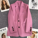 Zingj Yellow Suit Jacket Female 2024 Spring And Autumn New Leisure Temperament Spring And Autumn Fried Street Small Suit