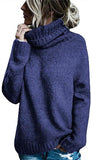 Fashion Turtleneck Long-sleeved Pullover Knitted