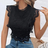 Summer Sexy Cutout Solid Color Geometric