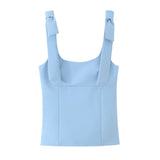 Sling Sling Waistcoat Women Wear Chic Design Elastic Short Inner Sleeveless