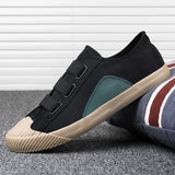Autumn New Men's Foot Pedal Canvas Shoes Korean Version Of Fashion Shoes Casual Old Beijing Cloth Shoes Spring And Autumn