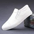 9109 Men's Casual PU Leather Shoes Youth Fashion Trend Shallow Mouth Korean Set Foot Pedal