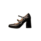 Small High Heels French Temperament Drill Rough Heel Mary Treasure Shoes Shallow Head Single Shoe Single Shoe
