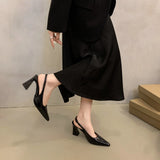 Temperament Baotou Sandals Women 2025 Summer New Korean Commuter Light Heels Paint Coarse Fashion Single