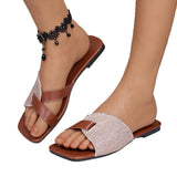 Summer Women's New Fashion Sandals Beach Wear Anti-Slip Flat Bottom Cool