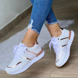 Shoes Women 2025 Spring And Autumn New Large-Size Thick-Bottomed Casual Low-Help