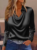 Shein's Long-Sleeved Spring And Autumn Shirt Women's Clothing