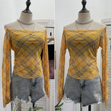 Shooting Two Sets Of Sexy Shoulder Single-Layer Thin Mesh Yarn Short T-Shirt + Inner Brat With Chest Pads To Wipe The Chest Vest