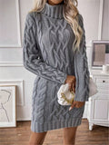 And Winter New High-Collared Collared Turtleneck Sweater Knitted Long-Sleeved