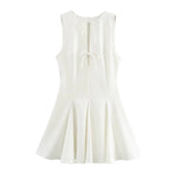 2025 New Women's Decoration Body Wave-Style Wide Swing Bow Trim Short