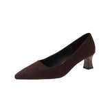French Leopard-Print Cat Heel Single-Shoe Woman 2025 New Light High-Heeled High-Heeled High-Heeled Shoes