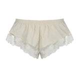 Style Sexy Lace Side Splicing Tight Waist Thin Shorts Hot Girls Loose Thin Hairs Home