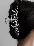 Irregular Liquid Hair Clip-Outfit