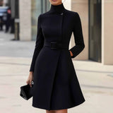 Elegant Autumn And Winter Long Sleeve Elegant Casual Dress