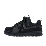 Shoe Designer Plane Small Ticket Black Knight Trend Casual Bread Shoes Men And Women's Same Board Shoes Trendy