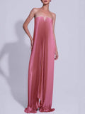 Women's Dress With Chest Pressure Folding Oversized Dress Sexy Dress 100-Fold Dress Woman