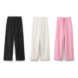 New Double-Sided Cloth Loose T-Shirt 3854307 Double-Sided Cloth Jogging Trousers 3854308
