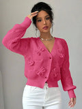And Winter New Sweater Women's Tops Solid Color Long-Sleeved Bow Knitted Shirt