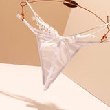 Stung T-Girls Sexy In-Screate, Non-Scaring 2025 New Hollow Embroidery Fine-Banded Bow