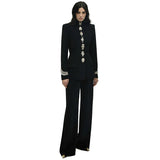 Early Autumn New Star Fashion Nails Set With A Collar Jacket Trousers