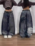 Hiphop New Spring Hip-Hop Style Straight Jeans With Loose Broad