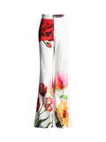 2025 New Printing Design Two-Piece Velvet Blazer Suit Jacket + High-Waisted Micro-Slave Suit Women's