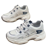 Dad Shoes Women In Tide 2025 Spring And Autumn New Breathable Thick Background Wear-Resistant Hong Kong Wind Blowing Street Leisure Sports