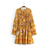 Women's Cotton Positioning Pocket Cramped Copper Column Tuxedar Tuxedar Dress