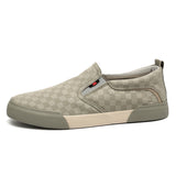 Autumn New Men's Shoes Fashion Design Casual Men's Canvas Shoes Low Help Flat Plate