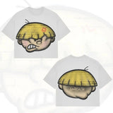 T-Shirt Hip-Hop Fun Cartoon Pattern Printing Oversized T-Shirt Original Gothic Cotton Short