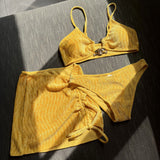 New Summer Small Freshness In Wind Three-Piece Swimsuit Bikini
