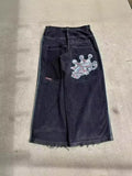 Hiphop New Spring Hip-Hop Style Straight Jeans With Loose Broad