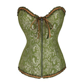 Zipper Jaclace Guard Waist-Beed Court Bouquet Close Abdomen Chest
