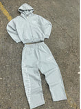 Zip Set New Threaded Bottom Swing Men's And Women's Casual Sports Set Crtz