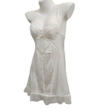 Lace Sexy Pajamas Women Spring And Autumn 2025 New Summer Pure Wind Ice Ribbon Breast Pad Sling