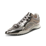 Angel] This Year's Popular Small Silver Shoes 2025 New Pointed Sneakers Women's Hundred And High-Tech Training