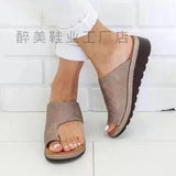 Toe Women's Cool Slippers 35-43 2025 Summer New Thick Bottom Wearing