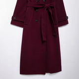 New Classic British Hair This Double Buckle Wind Coat