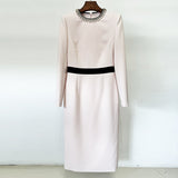 Early Spring New Star Fashion Temperament Simple Diamond Nails Color Long-Sleeved