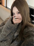 Fur Coat Woman 2025 Winter Lamb Fur Fur Coat