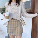 Coat Women's Autumn And Winter Loose Wear Complex 2025 New Short Top Knitted Cardigan