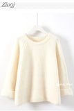 2023 Autumn Women Knitted Sweaters Jumpers Candy Color Sweet Chic Short Sweater Casual Solid Pull Femme Roupas