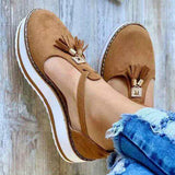 Fashion Flat-Soled Sandals Comfortable Large-Size Women's Shoes 35-43 Yards Twi-Sold Single