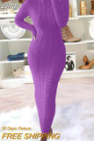 Women's Cable Knit Long Sweater Dress Crewneck Long Sleeve Solid Ribbed Bodycon Sweater Pullover Midi Jumper