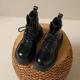 Super Fire Martin Boots 2025 New Fashion With Small Thick Background Retro Small British Style Short