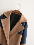 Spring Women's Wear Color Hair In The Coat In The Long Coat